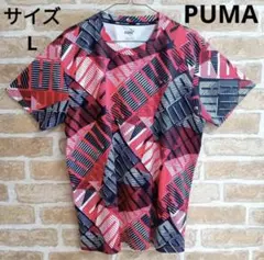 PUMA トレーニング Tシャツ 総柄 Lサイズのサムネイル
