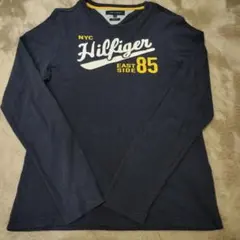トミーフィルフィガー　ロンT　ネイビー　メンズ　М
