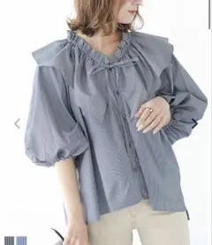 ビッグカラーブラウス