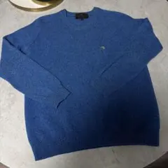 【定価約6万円】ETRO エトロ ニット セーター ブルー ロゴ 刺繍