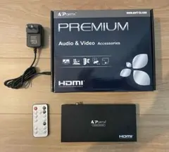 PORTTA HDMI分配器 4入力2出力