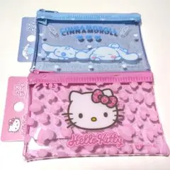 SANRIO　サンリオ　キティ　シナモロール　シナモン　ラメポーチ　2個セット