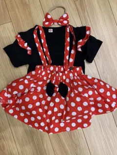 ミニーコスプレ コスチューム 3点セット 衣装 なりきりディズニー