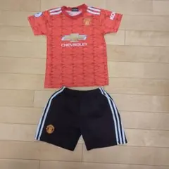 【キッズ140センチ】サッカー　トレーニングウェア上下セット