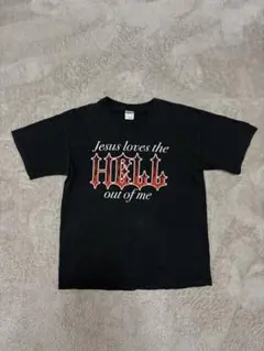90s〜00s Jesus loves the HELL Tシャツ L