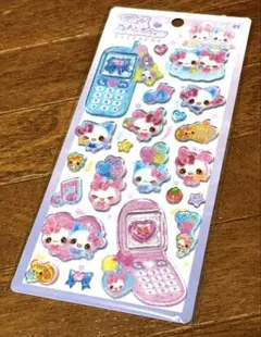 平成はっぴーフォン まじかるみゅーちゃん クラックス ステッカー シール 正規品