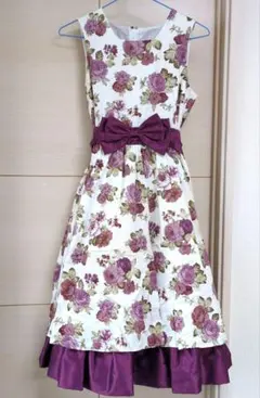 フローラルプリント ドレス 150　再値下げしました
