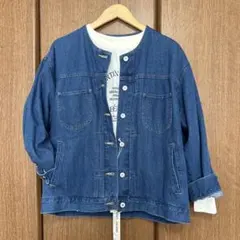 むぅ様専用⭐︎スタディオクリップ ノーカラーGジャン　ブルー　デニムジャケット