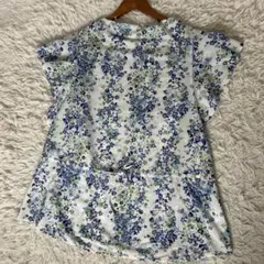 美品　エンスウィートensuite リバティ　花柄ブラウス　5サイズ　2XL