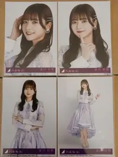 乃木坂46 ネーブルオレンジ 初回封入 生写真ヨリチュウヒキ4種4枚 金川紗耶