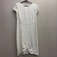 【EMPORIO ARMANI】ノースリーブ ひざ丈ワンピース ホワイトのサムネイル
