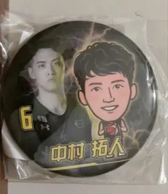 3*ぱ様 【新品未開封】群馬クレインサンダーズ 缶バッジ 中村拓人