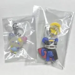 めじるしアクセサリー 2点セット サンリオ ウサハナ ニャンちゅう ガチャガチャ