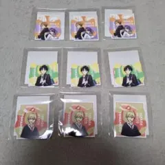 となりの猫と恋知らず スクラッチ D賞 ステッカーセット 瀬野 高田 剛田&清宮