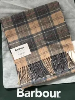 Barbour チェック マフラー