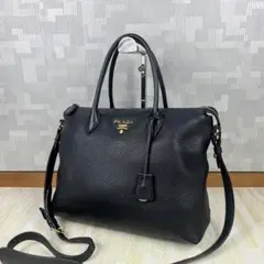 本物 プラダ PRADA レザー 2WAY ショルダーバッグ ハンドバッグ ブラック 1BA058 バッグ 中古・ PRADA】プラダ『レザー 2WAYハンドバッグ』レディース 2WAYバッグ 1