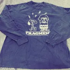 フラグメントデザイン ピーナッツ スヌーピー ロンT XL 藤原ヒロシブラック