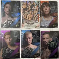 RIZINウエハース サイン入りカード シークレット 6枚セット