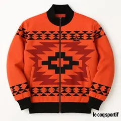 ルコックスポルティフ ゴルフ ネイティブ柄中綿ジャケット LL✨