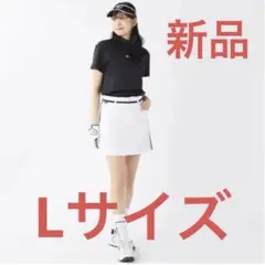 ルシアンペラフィネ ゴルフ セットアップ 半袖モックネック スカート S