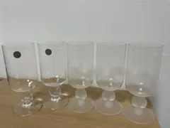 HOYA 千趣会　White Wind ガラス　ドリンクグラス　5客