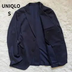 UNIQLO コンフォート2Bジャケット 紺 S 洗える ビジネスカジュアルのサムネイル