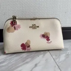 コーチ　花柄　ポーチ
