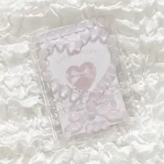 ♣︎5 レジンデコ 硬質ケース クリアピンク リボン バレエコア 【セール】