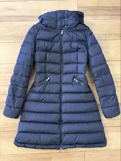 モンクレール ロングダウンジャケット 2way フード 美シルエット Sサイズ