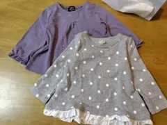 美品　プティマイン　ロンT　長袖　セット　80