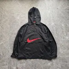old nike nylon anorak parker zip 90's