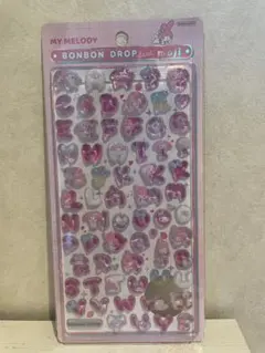 【正規品】ボンボンドロップシール マイメロディ サンリオ文字