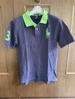 Polo by Ralph Lauren ポロシャツ 160 ネイビー/グリーン