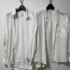 ブルックスブラザーズ　アイリッシュリネンシャツ　二枚組　S