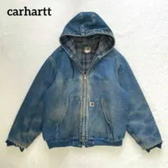 激渋ボロ carhartt デニムアクティブジャケット 一点物