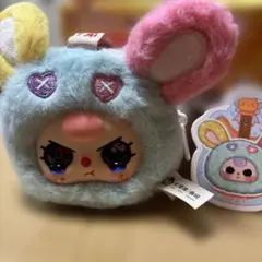 Baby Three オイルめめ レア ウサギデザインの小型ポーチ