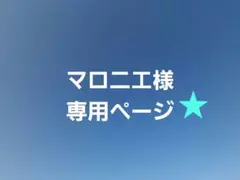 マロニエ様 おまとめ２点
