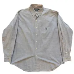 Ralph Lauren Big Shirt ギンガムチェック ボタンダウン