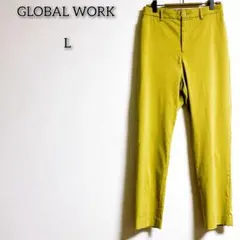 グローバルワーク 【L】 ボトムス パンツ スラックス シンプル 無地 キレイめ