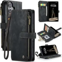 iPhone 16 対応 ケース 手帳型 カバー PUレザー 多財布デザイン ス