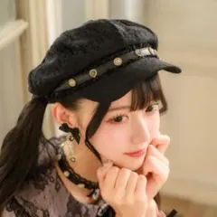 【タグ付き】ロジータ　キャスケット　ブラック　松本ももなちゃん　ゆあてゃ　着用 2026年最新】ゆあてゃ キャスケットの人気アイテム - メルカリ