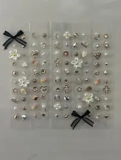 ［最終週末セール中］耳ツボジュエリー　100粒　ピンクゴールド