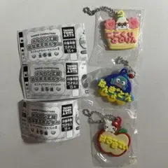 メルヘン工房おなまえホルダー　ハンギョドン　ころころくりりん　ハローキティ　3点