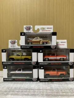 【希少品】1/64 M2マシーン スクェアボディ トラック 5台セット ジオラマ