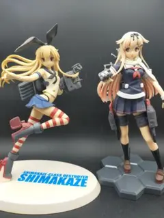 艦これ　島風フィギュア　２体　まとめ売り 艦隊これくしょん 島風 中破Ver フィギュア