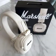 Marshall ワイヤレスヘッドフォン ホワイト　MAJOR Ⅴ