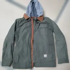 BURTON スノーボードジャケット Mサイズ ダークグリーン　中古品