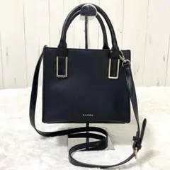 RANDA ランダ 2WAYサイドジップバッグ ショルダーバッグ ブラック
