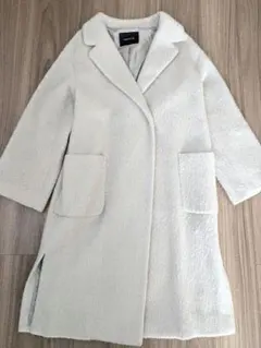 【Simplicite】チェスターコート ロングコート ライトグレー