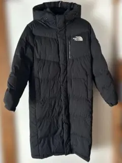 ノースフェイス　ロングダウン　ベンチコート　ロングコート　メンズS　ブラック